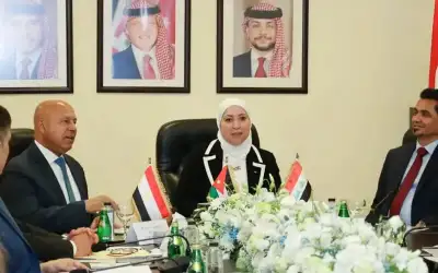 وزيرة النقل تستقبل نظيريها المصري والعراقي
