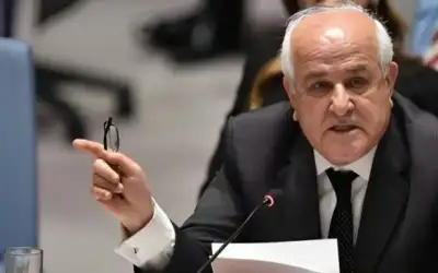 سفير فلسطين في الأمم المتحدة :