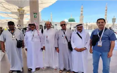 بعثة حج الأمن العام تصل المدينة