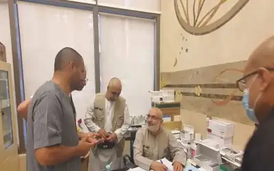 البعثة الطبية الأردنية في مكة تتعامل