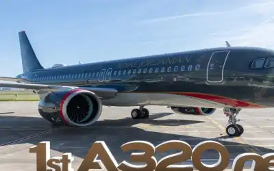 أول طائرة إيرباص A320neo جديدة للملكية