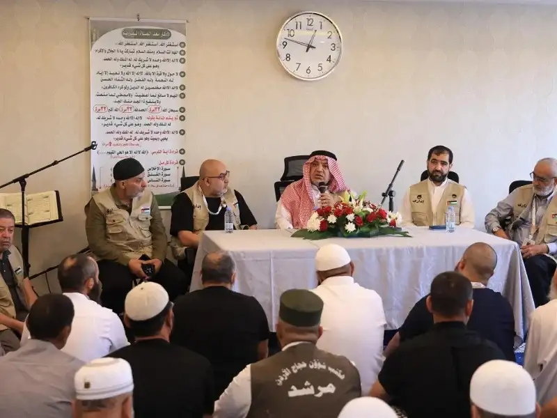 وزير الأوقاف يتفقد أوضاع حجاح الـ