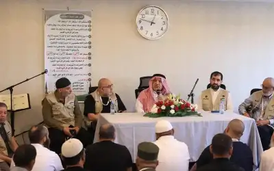 وزير الأوقاف يتفقد أوضاع حجاح الـ