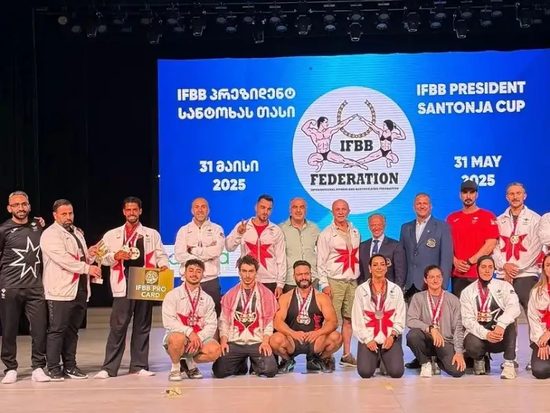 14 ميدالية للأردن في بطولة جورجيا