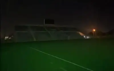 انقطاع كهرباء خلال تدريب النشامى في