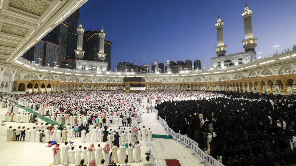 صلاة عيد الأضحى في المسجد النبوي