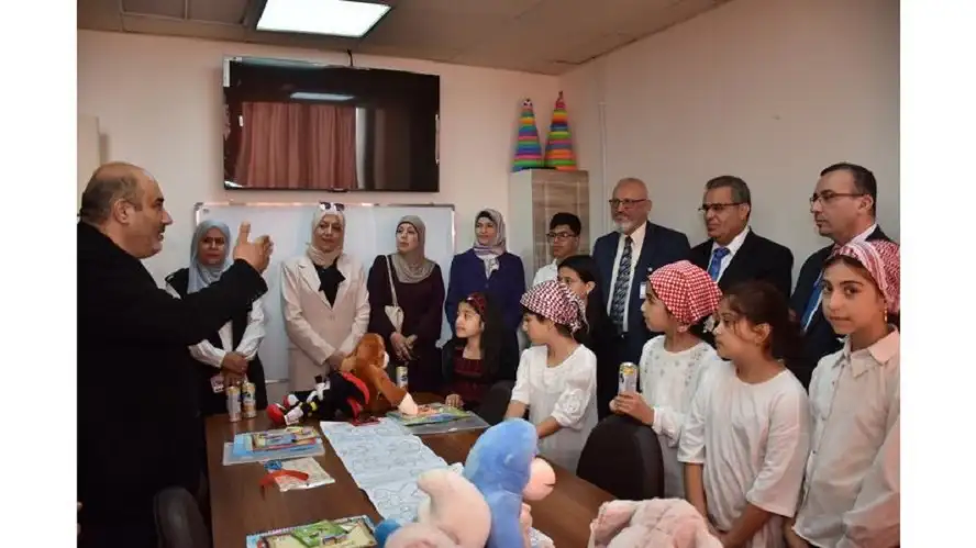 افتتاح غرفة صفية لمرضى السرطان في