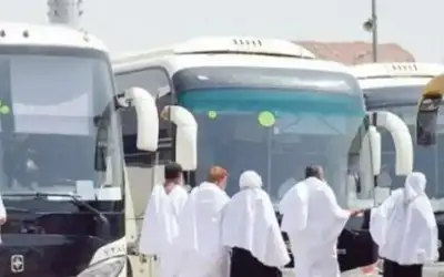 الاف الحجاج الاردنيين يمشون نحو ١٣