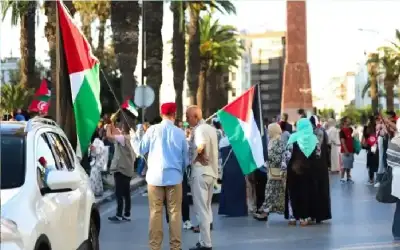 التحمت بنظيرتها التونسية وتتقدم.. قافلة الصمود