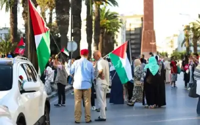 قافلة الصمود الجزائرية تلتحم بنظيرتها التونسية
