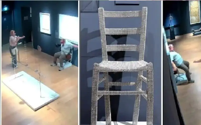 إيطاليا.. سائح يحطم كرسي فان جوخ