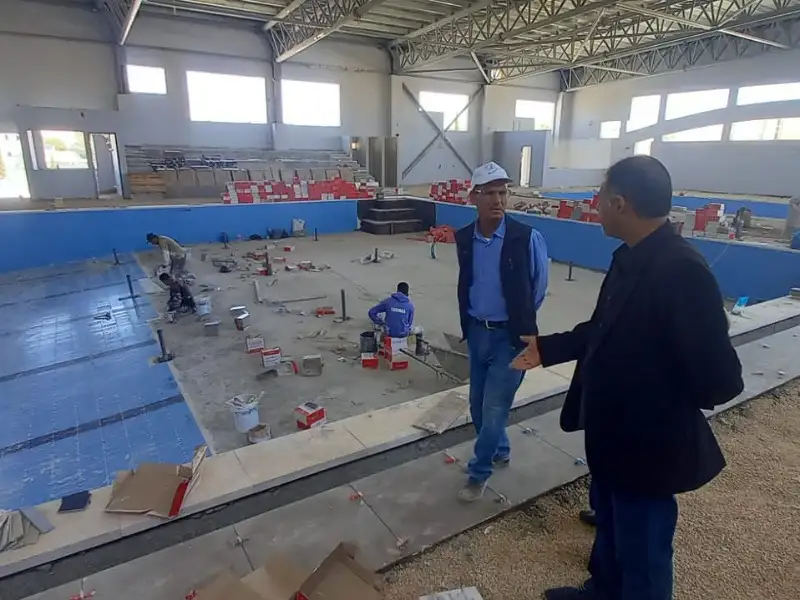 مدير شباب الكرك يتفقد المدينة الرياضية