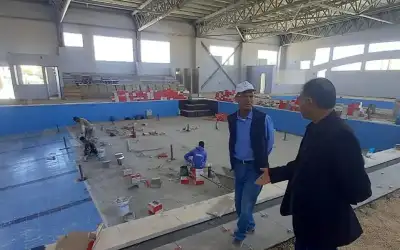 مدير شباب الكرك يتفقد المدينة الرياضية