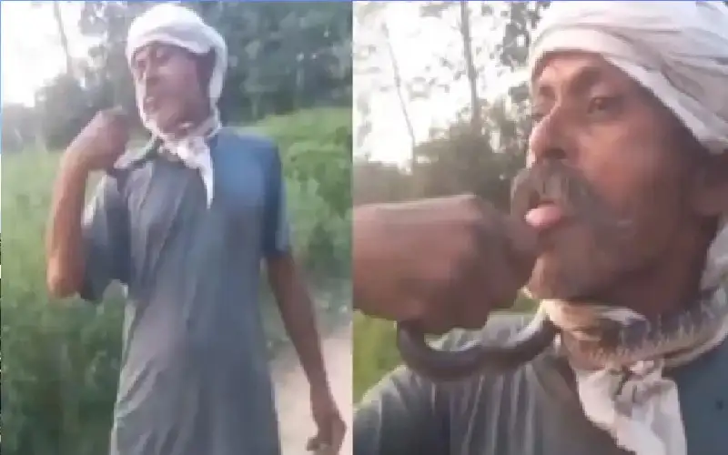 خمسيني بين الحياة والموت بعد تقبيل