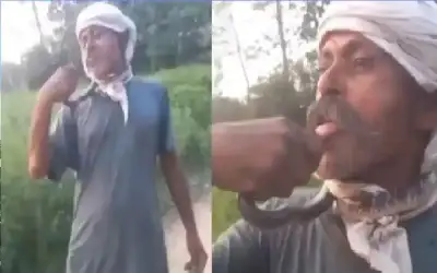 خمسيني بين الحياة والموت بعد تقبيل