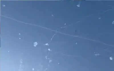20 صاروخا إيرانيا فوق فلسطين المحتلة..