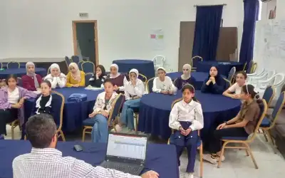 اختتام دورة أساسيات الحاسوب في مركز