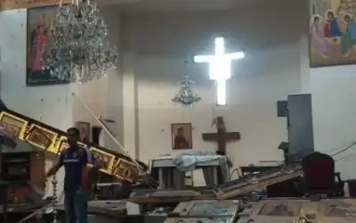 قتلى وجرحى بانفجار إرهابي داخل كنيسة