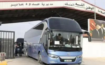 إعفاء الحافلات السورية الداخلة إلى الأردن