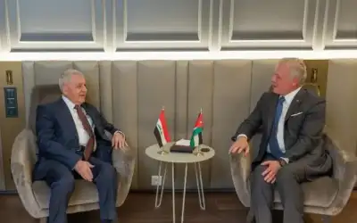 الملك يتلقى اتصالا من الرئيس العراقي