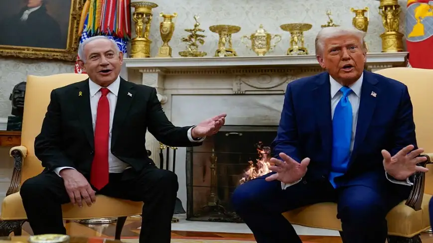 ترامب ينتقد محاكمة نتنياهو ويلوح بتعليق