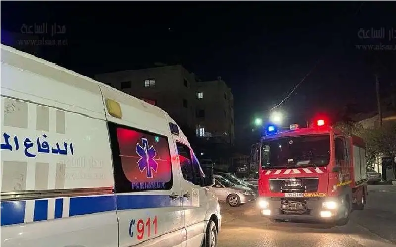 اصابة (٩) اشخاص اثر حريق منزل