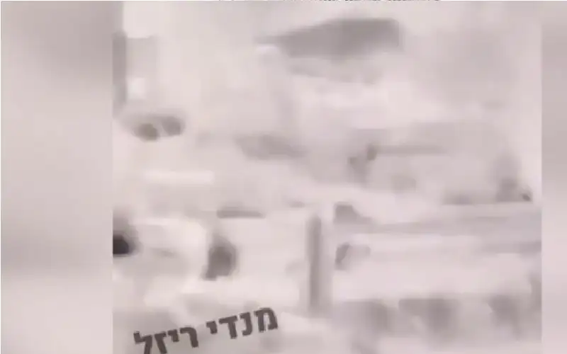 تصوير صهيوني لكمين القسام في بيت