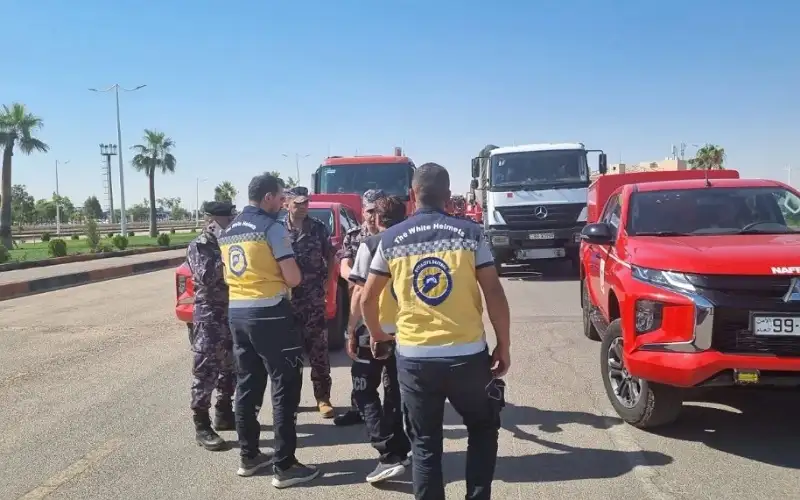 الدفاع المدني الأردني : استخدمنا آليات