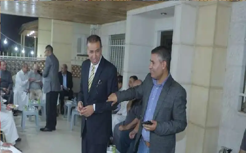 الخوالدة يستقبل المهنئين بترقيته إلى رتبة