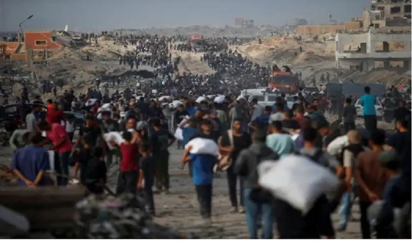 استشهاد 875 فلسطينيا قرب مواقع المساعدات