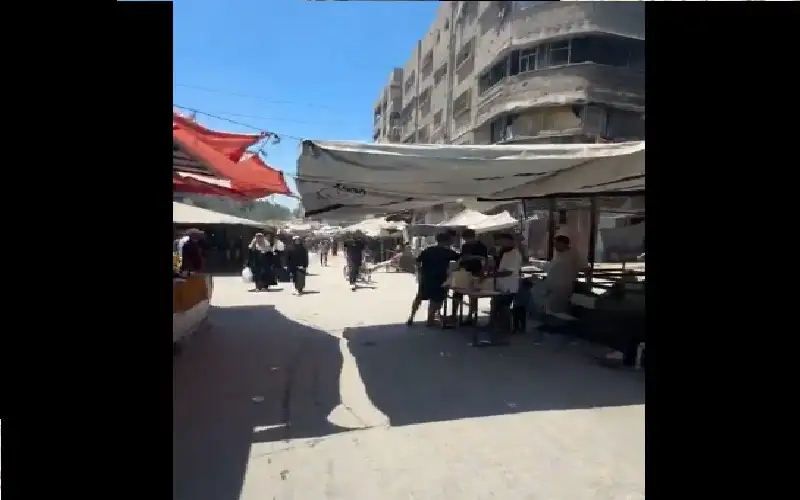 هذا حال اسواق غزة هذا الصباح