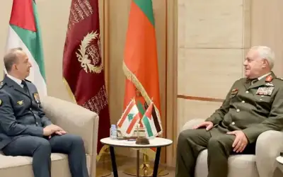 الحنيطي يبحث مع قائد الجيش اللبناني