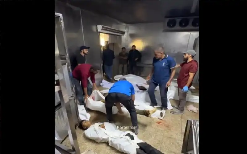 الخيام احترقت وغرفة الموتى امتلأت