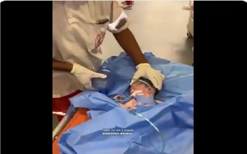 انقاذ جنين في بطن أمه الشهيدة