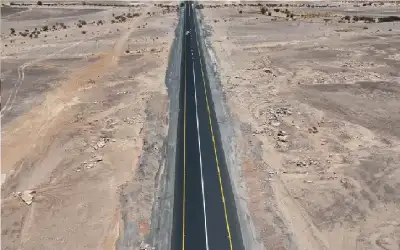 إنهاء المرحلة الأولى من تأهيل طريق