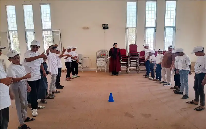 افتتاح معسكر النشاط الرياضي والبدني ضمن