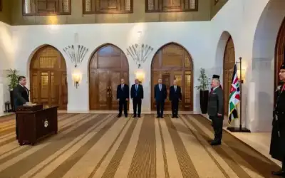 محافظون جدد يؤدون اليمين القانونية أمام