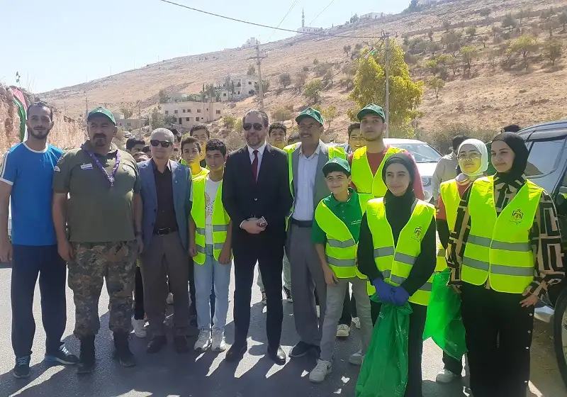 طلبة مدارس جرش يشاركون في حملة