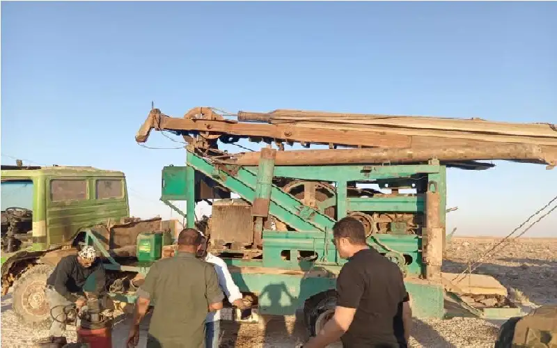 سلطة المياه: ضبط حفارة مخالفة في