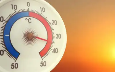 46 درجة مئوية أعلى درجة حرارة