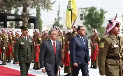 حسان يستقبل مدبولي ويترأسان اللجنة العليا