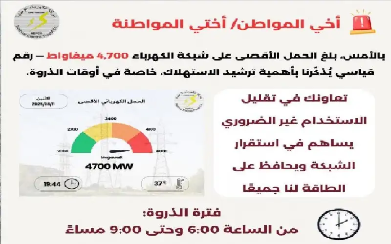 الطاقة للأردنيين: تعاونوا بتقليل استهلاك الكهرباء