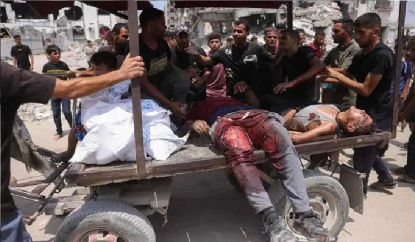 بينهم أطفال.. استشهاد 44 فلسطينيا بغارات