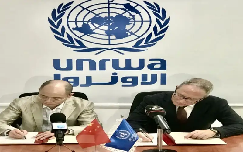 الصين تقدم المنحة السنوية للأونروا بقيمة