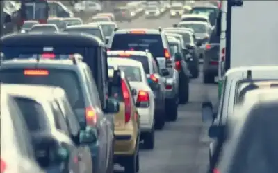 ازدحام مروري في شارع الأردن بعد