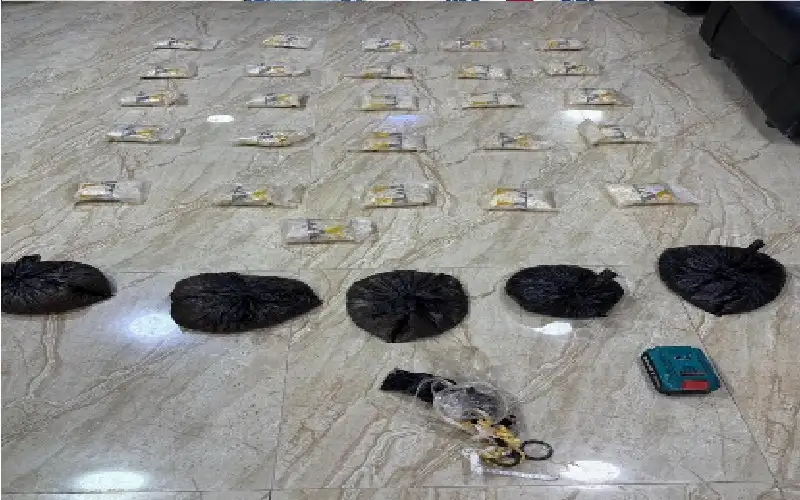 الجيش يحبط تهريب مخدرات بواسطة بالونات