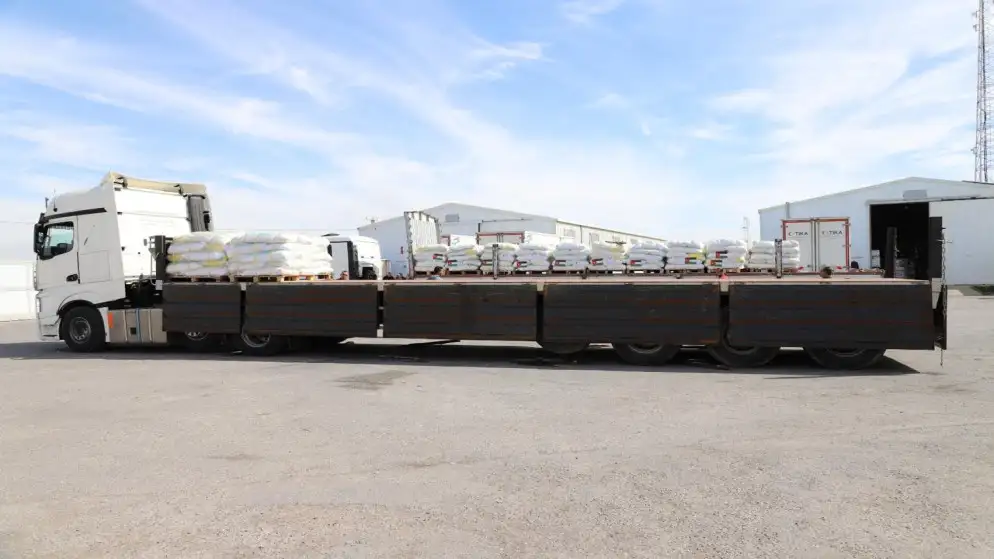 43 شاحنة مساعدات أردنية جديدة تعبر