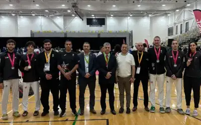 منتخب التايكواندو يحصد 5 ميداليات في