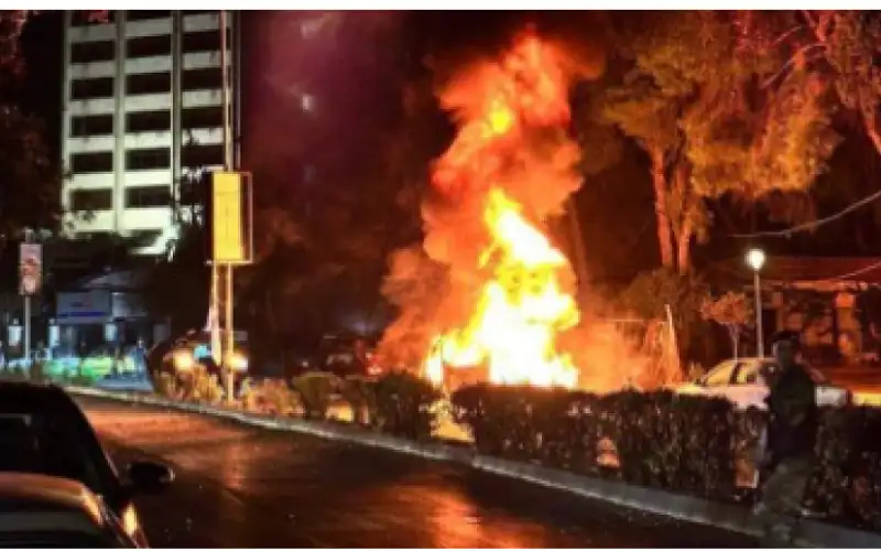 انفجار في محيط منطقة المزة غربي