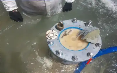 اعتداء على خط مياه الديسي يوقف